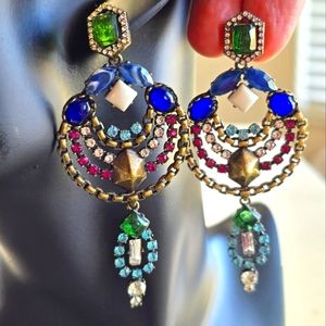 STELLA & DOT X Rebecca Minkoff Prisma Chendellier earrings